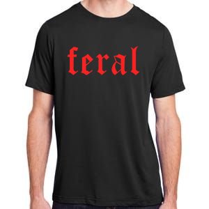 Feral Girl Summer Fun Design Adult ChromaSoft Performance T-Shirt