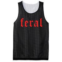 Feral Girl Summer Fun Design Mesh Reversible Basketball Jersey Tank