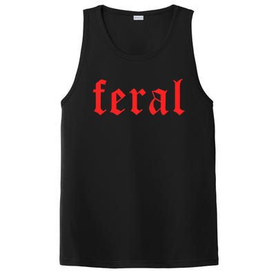 Feral Girl Summer Fun Design PosiCharge Competitor Tank