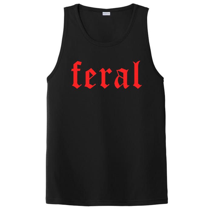 Feral Girl Summer Fun Design PosiCharge Competitor Tank