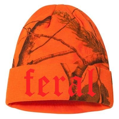 Feral Girl Summer Fun Design Kati Licensed 12" Camo Beanie