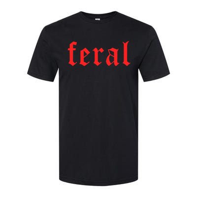 Feral Girl Summer Fun Design Softstyle CVC T-Shirt