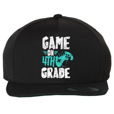 Fourth Grade Student Game On 4Th Grade Funny Back To School Great Gift Wool Snapback Cap