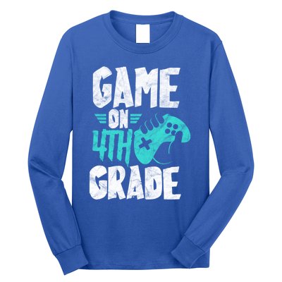 Fourth Grade Student Game On 4Th Grade Funny Back To School Great Gift Long Sleeve Shirt