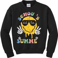 Funny Groovy Schools Out For Summer Graduation Teacher Kids Sweatshirt