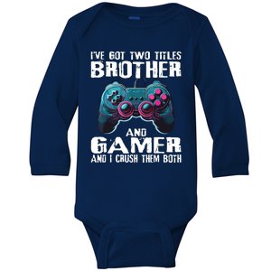 Funny Gamer Sayings For Boy Teens Video Game Gaming Baby Long Sleeve Bodysuit