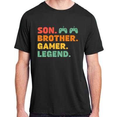 Funny Gamer Son Big Brother Gaming Legend Gift Boys Teens Adult ChromaSoft Performance T-Shirt