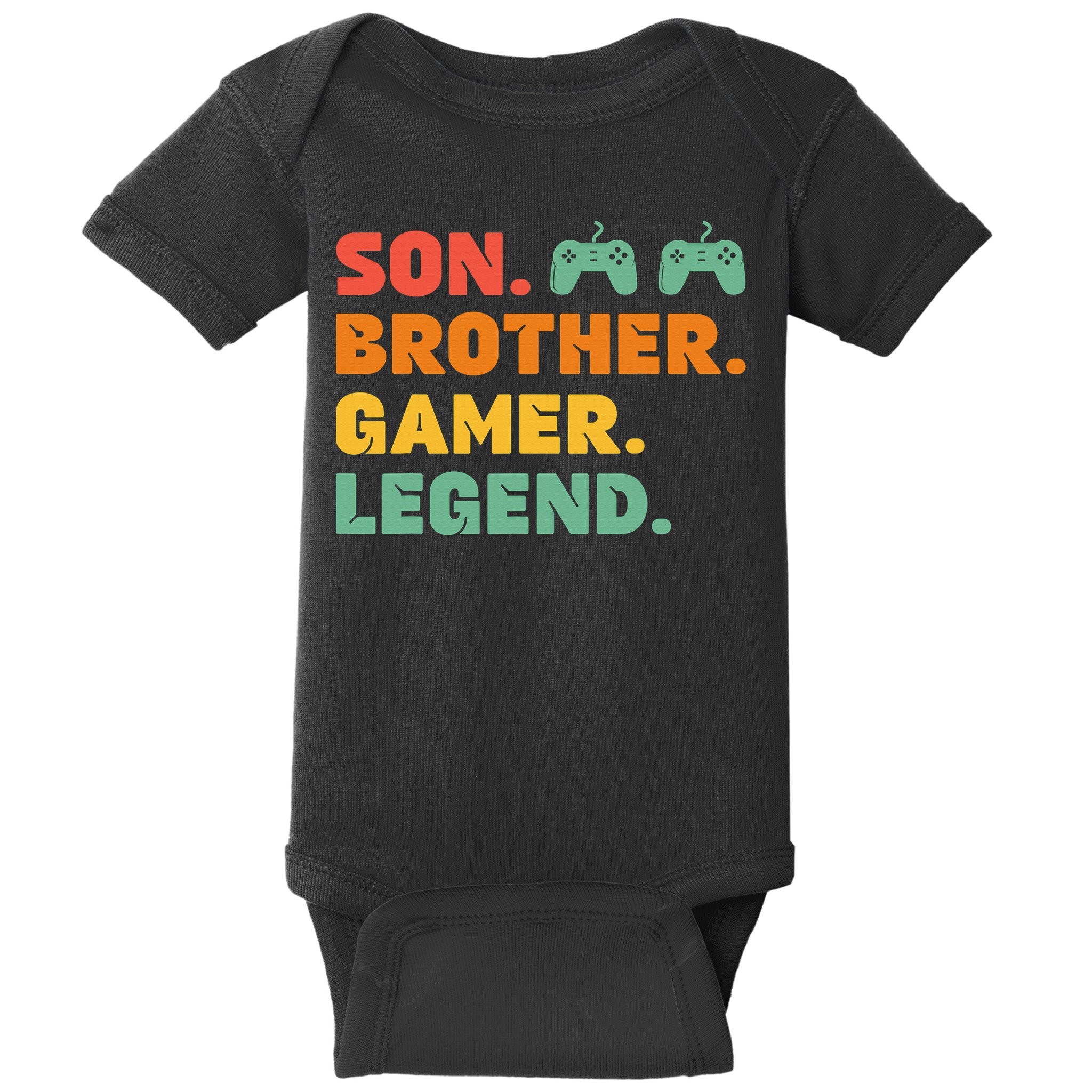Funny Gamer Son Big Brother Gaming Legend Gift Boys Teens Baby Bodysuit