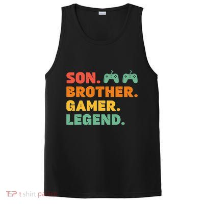 Funny Gamer Son Big Brother Gaming Legend Gift Boys Teens PosiCharge Competitor Tank