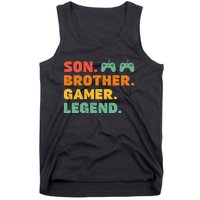 Funny Gamer Son Big Brother Gaming Legend Gift Boys Teens Tank Top