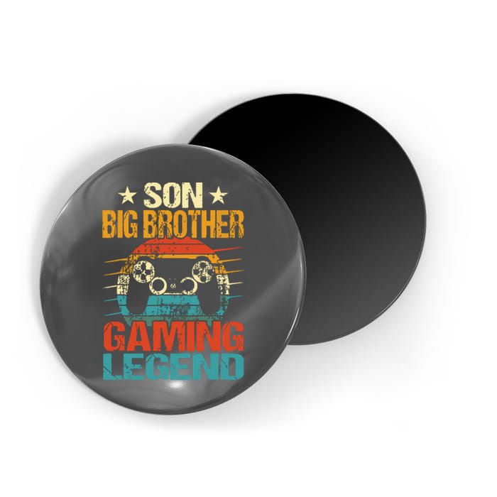 Funny Gamer Son Big Brother Gaming Legend Gift Boy Teens Magnet