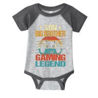 Funny Gamer Son Big Brother Gaming Legend Gift Boy Teens Infant Baby Jersey Bodysuit