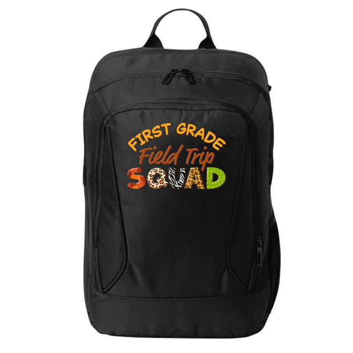 First Grade Students School Zoo Field Trip Squad Matching City Backpack