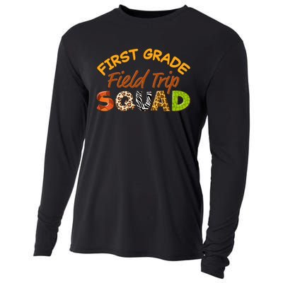 First Grade Students School Zoo Field Trip Squad Matching Cooling Performance Long Sleeve Crew