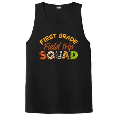 First Grade Students School Zoo Field Trip Squad Matching PosiCharge Competitor Tank