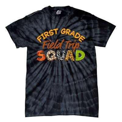 First Grade Students School Zoo Field Trip Squad Matching Tie-Dye T-Shirt