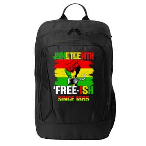 Freemeaningful Giftish Since 1865 Pan African American Flag Juneteenth Meaningfu City Backpack