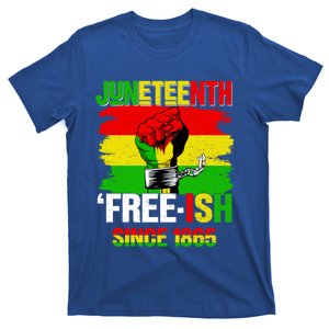 Freemeaningful Giftish Since 1865 Pan African American Flag Juneteenth Meaningfu T-Shirt