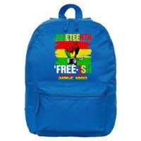 Freemeaningful Giftish Since 1865 Pan African American Flag Juneteenth Meaningfu 16 in Basic Backpack