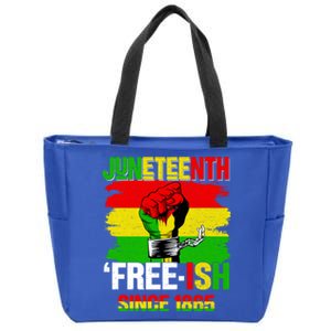 Freemeaningful Giftish Since 1865 Pan African American Flag Juneteenth Meaningfu Zip Tote Bag