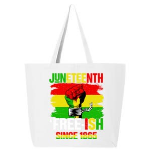 Freemeaningful Giftish Since 1865 Pan African American Flag Juneteenth Meaningfu 25L Jumbo Tote