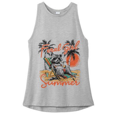 Feral Girl Summer Ladies PosiCharge Tri-Blend Wicking Tank