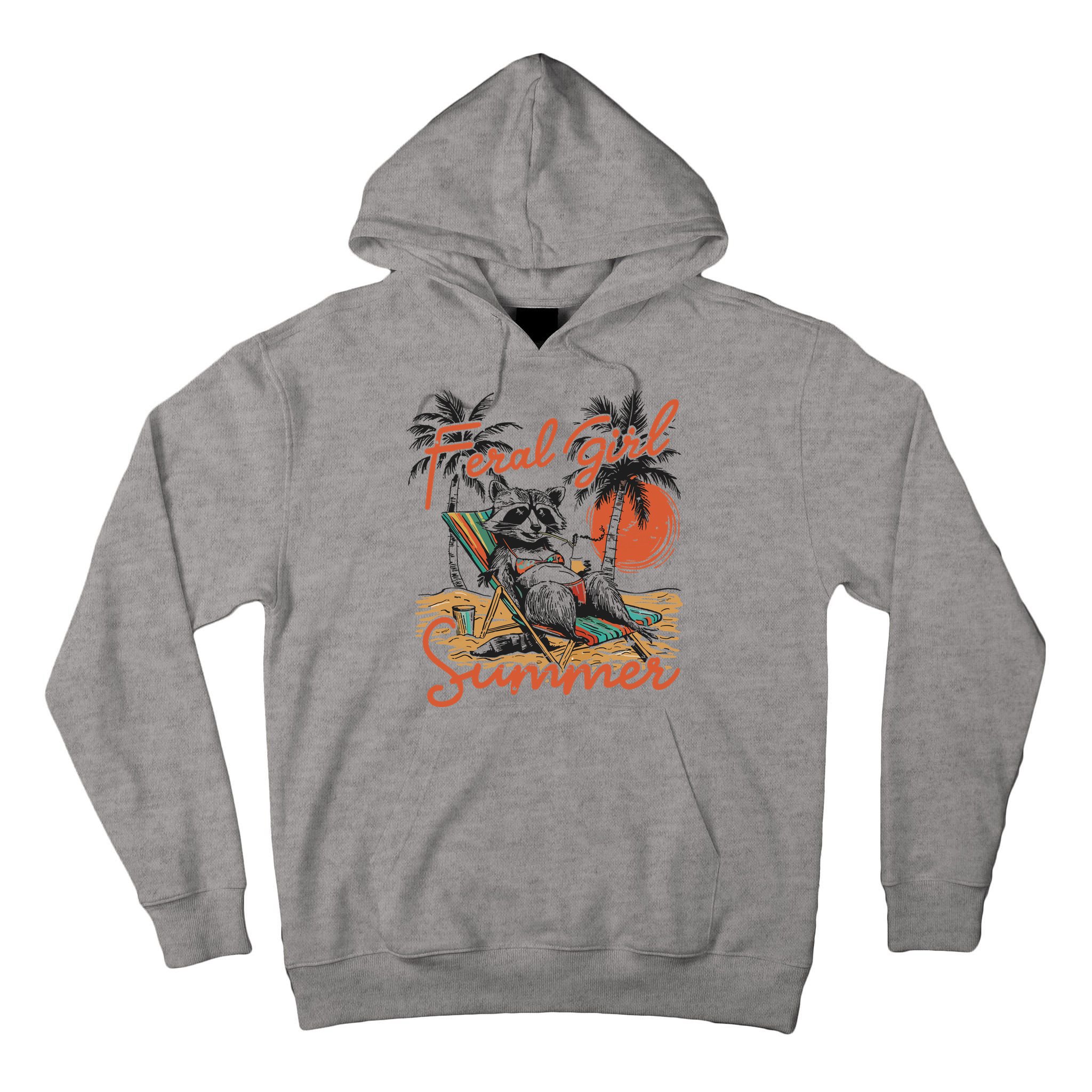 Feral Girl Summer Tall Hoodie