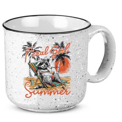 Feral Girl Summer 15oz Campfire Ceramic Mug