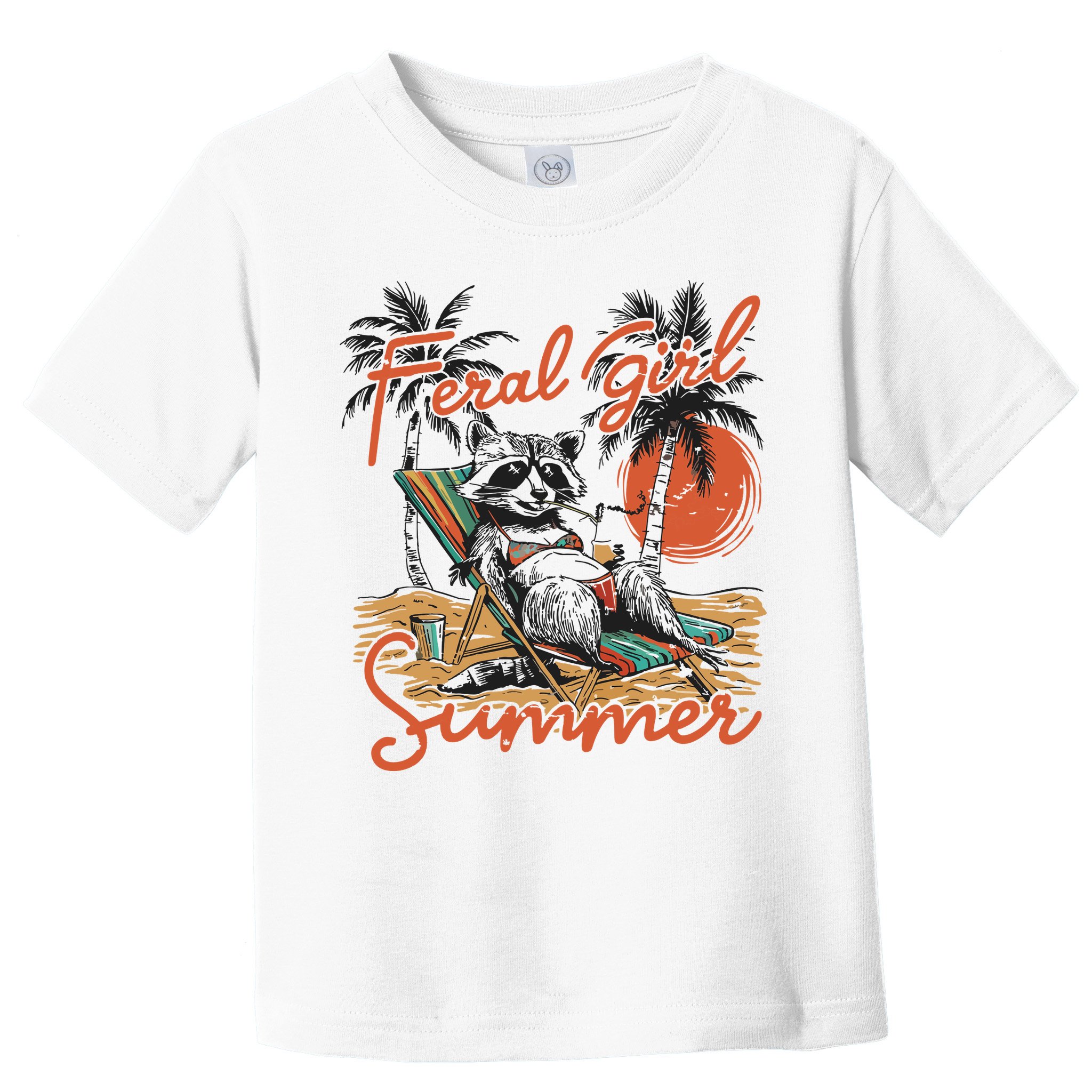 Feral Girl Summer Toddler T-Shirt