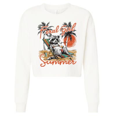 Feral Girl Summer Cropped Pullover Crew