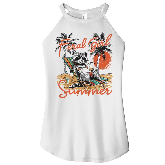 Feral Girl Summer Women's Perfect Tri Rocker Tank