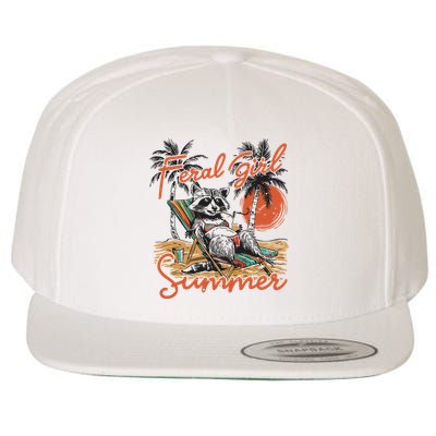 Feral Girl Summer Wool Snapback Cap