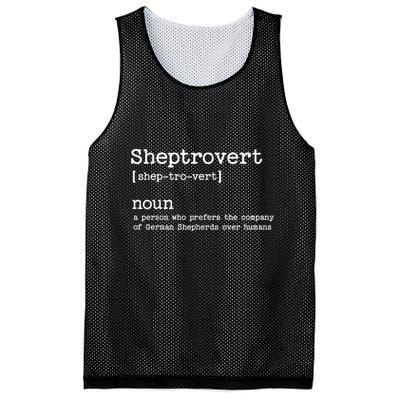 Funny German Shepherd Dog Playful Pet Lover Mesh Reversible Basketball Jersey Tank