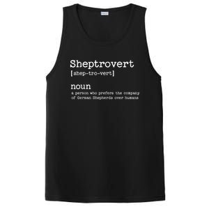 Funny German Shepherd Dog Playful Pet Lover PosiCharge Competitor Tank