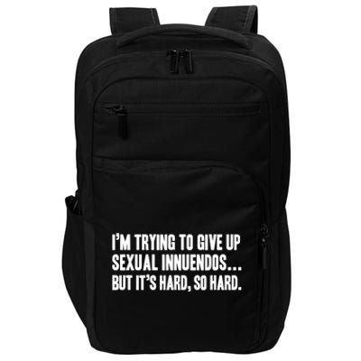 Funny Gift Sexual Innuendo Adult Humor Offensive Gag Gift Impact Tech Backpack