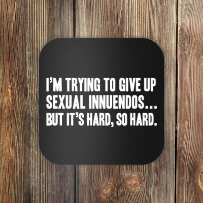 Funny Gift Sexual Innuendo Adult Humor Offensive Gag Gift Coaster