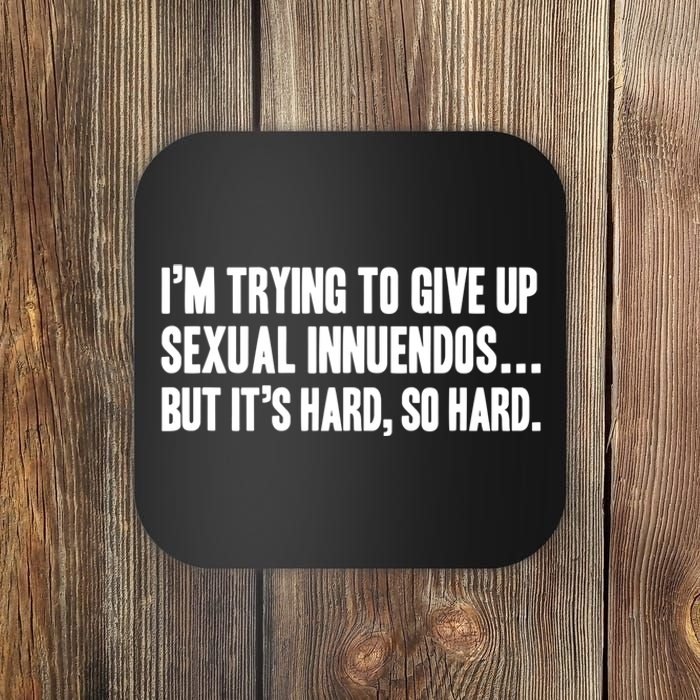 Funny Gift Sexual Innuendo Adult Humor Offensive Gag Gift Coaster