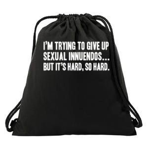 Funny Gift Sexual Innuendo Adult Humor Offensive Gag Gift Drawstring Bag