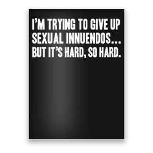 Funny Gift Sexual Innuendo Adult Humor Offensive Gag Gift Poster