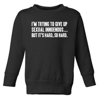 Funny Gift Sexual Innuendo Adult Humor Offensive Gag Gift Toddler Sweatshirt