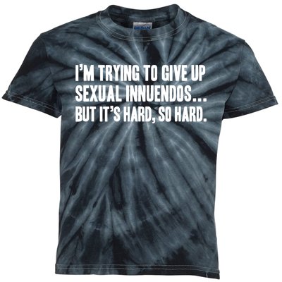 Funny Gift Sexual Innuendo Adult Humor Offensive Gag Gift Kids Tie-Dye T-Shirt