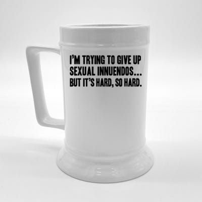 Funny Gift Sexual Innuendo Adult Humor Offensive Gag Gift Beer Stein