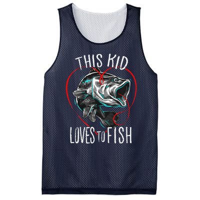 Fishing Gift This Loves To Fish Mesh Reversible Basketball Jersey Tank