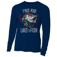 Fishing Gift This Loves To Fish Cooling Performance Long Sleeve Crew