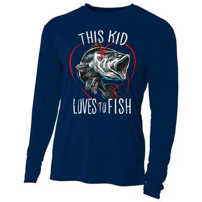 Fishing Gift This Loves To Fish Cooling Performance Long Sleeve Crew