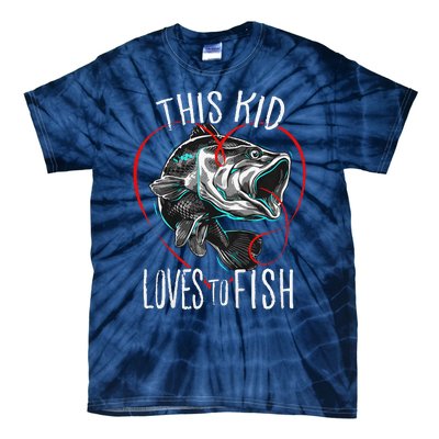 Fishing Gift This Loves To Fish Tie-Dye T-Shirt