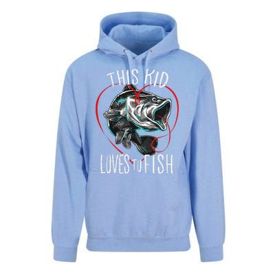 Fishing Gift This Loves To Fish Unisex Surf Hoodie