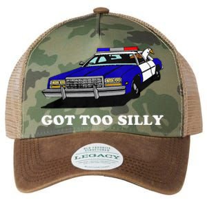 Funny Got Too Silly Goose Legacy Tie Dye Trucker Hat