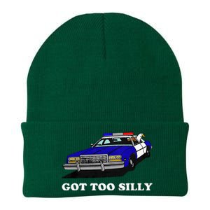 Funny Got Too Silly Goose Knit Cap Winter Beanie