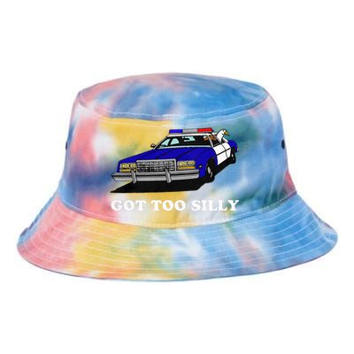 Funny Got Too Silly Goose Tie Dye Newport Bucket Hat